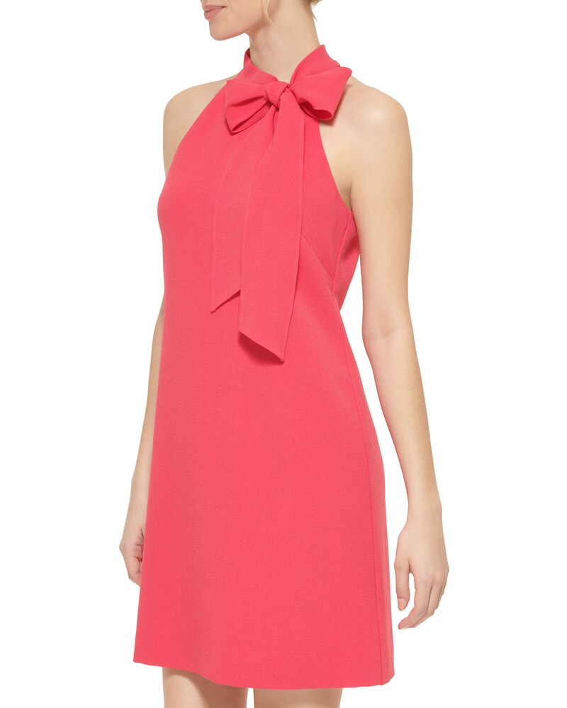 Vince Camuto Bow-Neck Dress Watermelon ID-AVCA9298