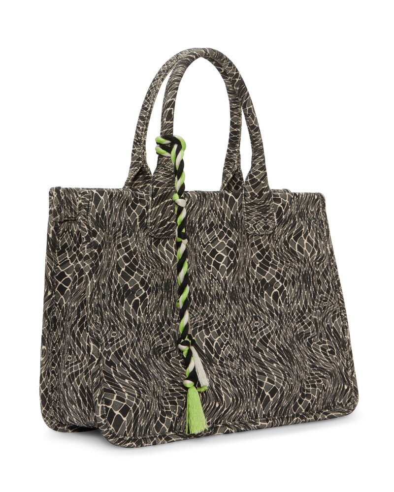 Vince Camuto Orla Tote Black/Coconut Cream ID-BAMD7769
