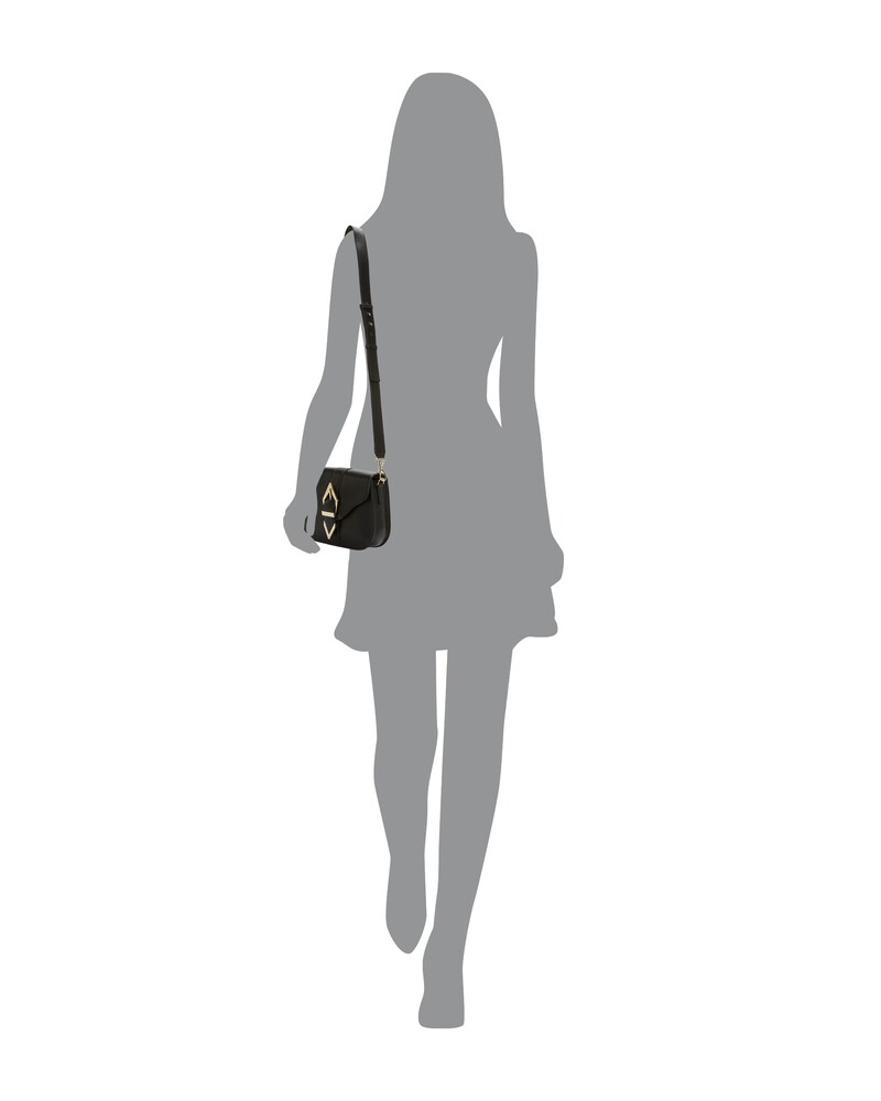 Vince Camuto Passo Crossbody Bag Black/Gold ID-BFPH0761