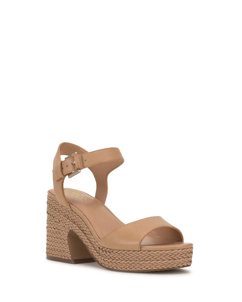 Vince Camuto Ranneli Platform Sandal Sandstone ID-BGDK9477