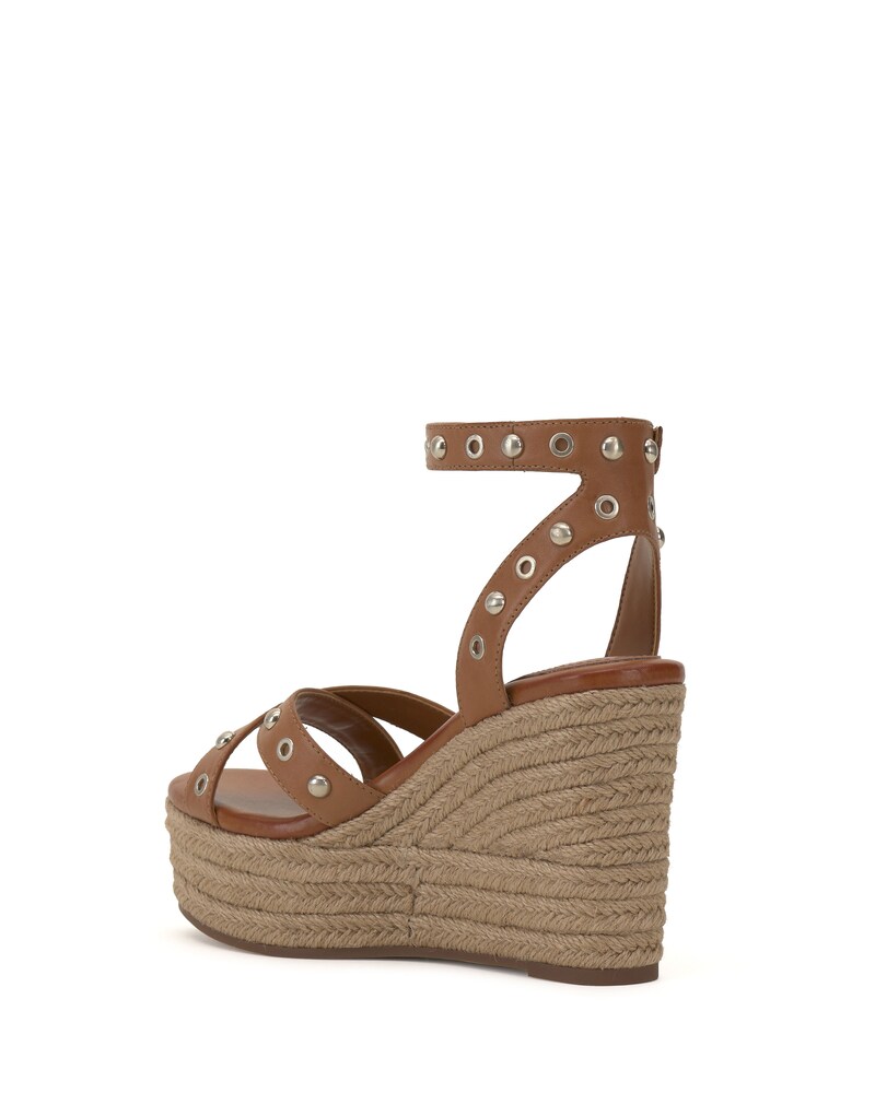 Vince Camuto Feegella Wedge Sandal Golden Walnut ID-BNJE5789
