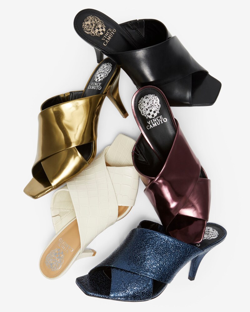 Vince Camuto Rehnya Mule Plum Metallic ID-BPCP2543