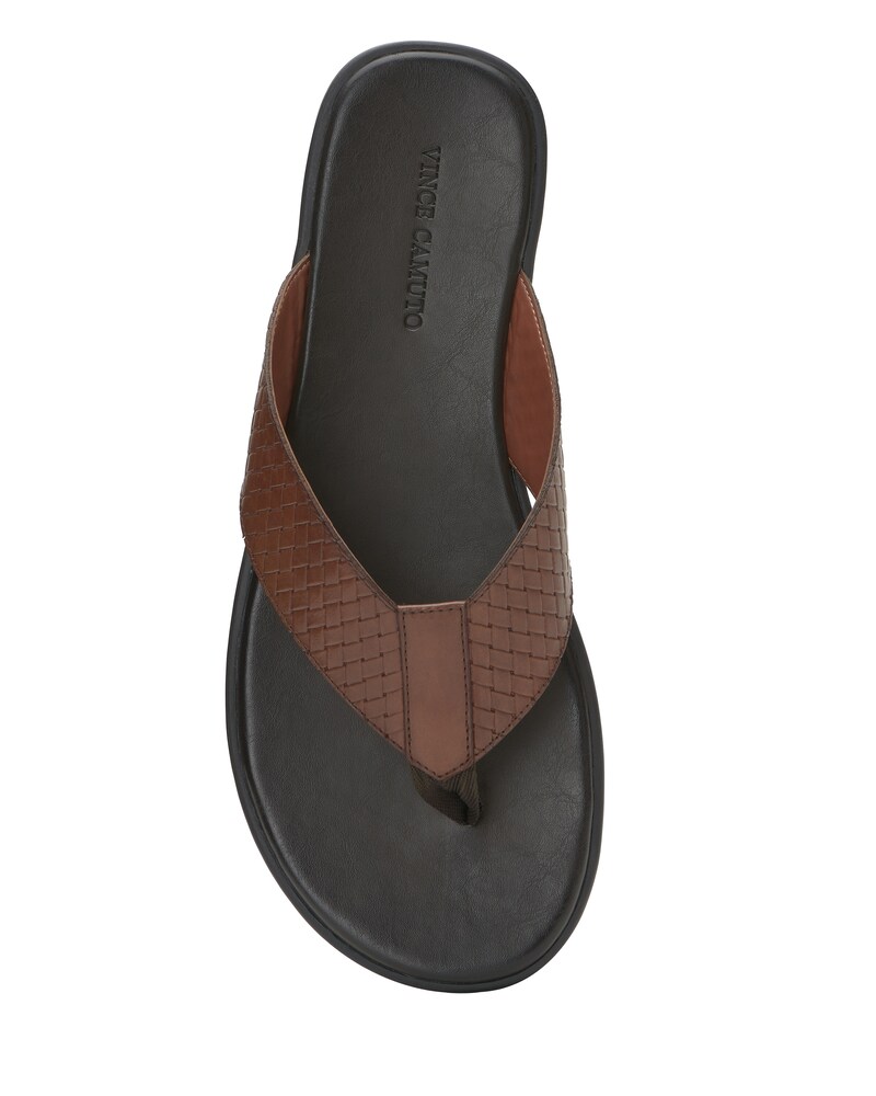 Vince Camuto Menﾡﾯs Waylyn Flip-Flop Cognac ID-BVUX8308