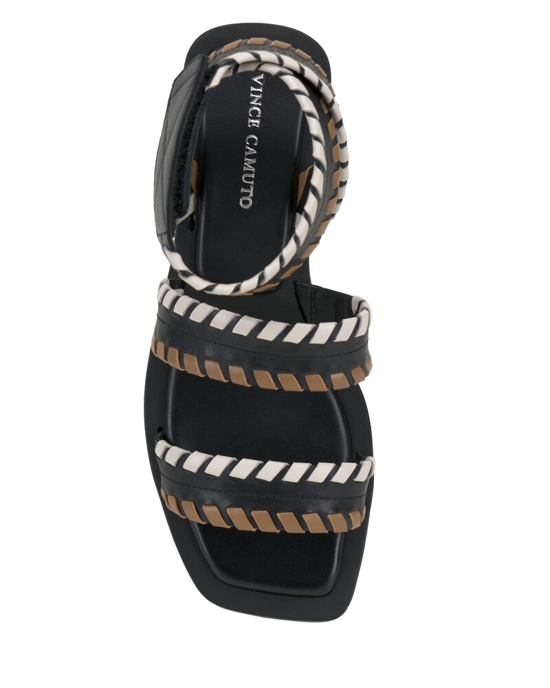 Vince Camuto Bipendra Sandal Black/Coconut Cream ID-BYPD5059