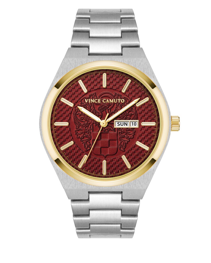 Vince Camuto Crest-Dial Watch Silver ID-BZEN5872