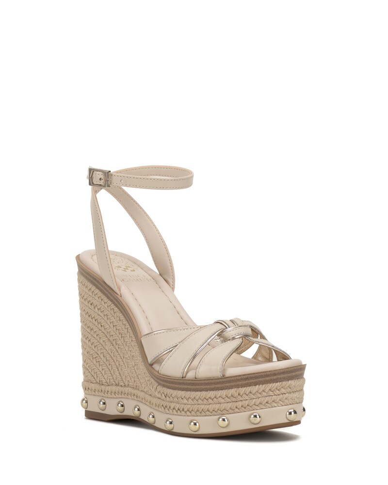 Vince Camuto Parnesia Wedge Sandal Warm Vanilla ID-DABL3810
