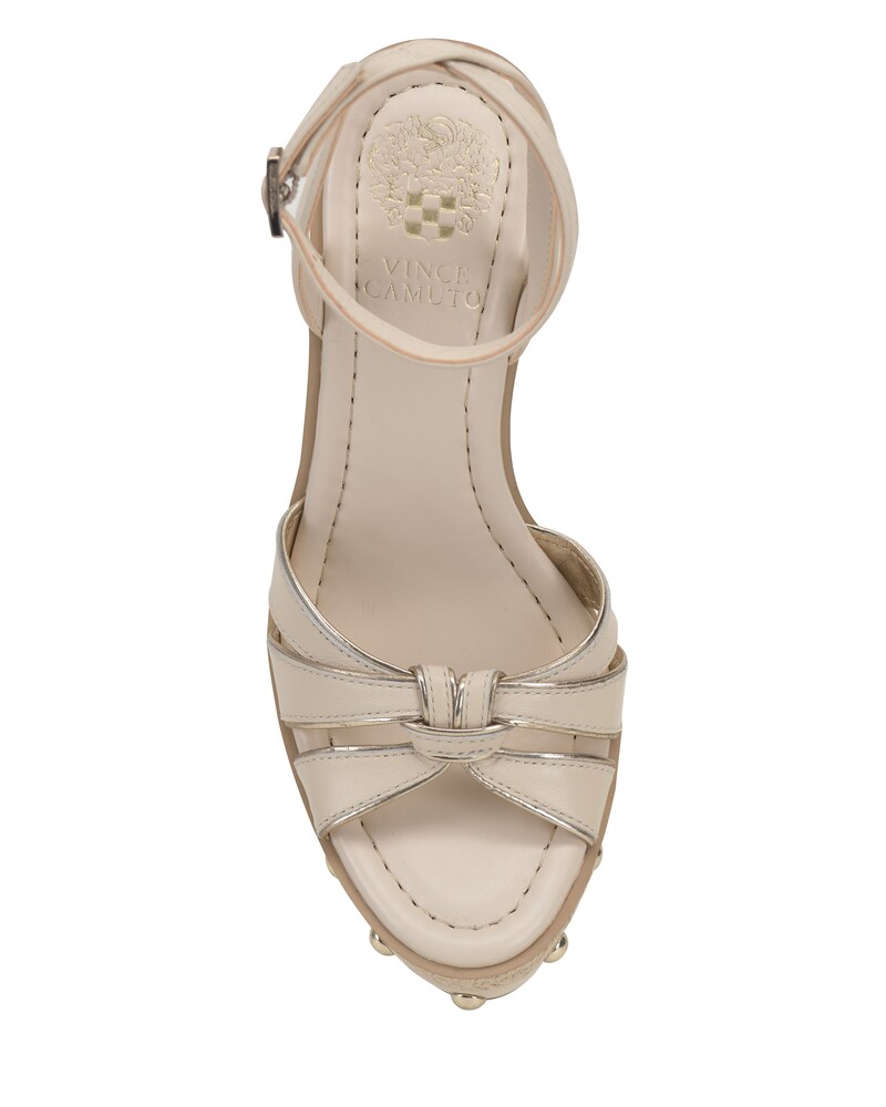 Vince Camuto Parnesia Wedge Sandal Warm Vanilla ID-DABL3810