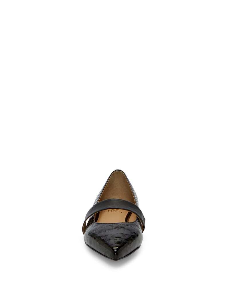 Vince Camuto Maciey Flat Black Croc Print ID-DJXD1900