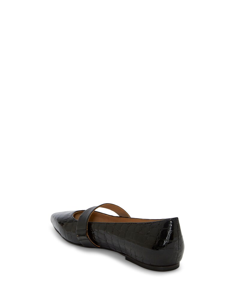 Vince Camuto Maciey Flat Black Croc Print ID-DJXD1900