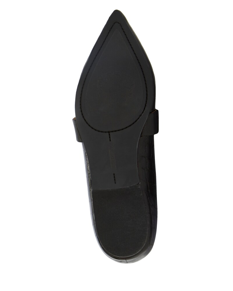 Vince Camuto Maciey Flat Black Croc Print ID-DJXD1900