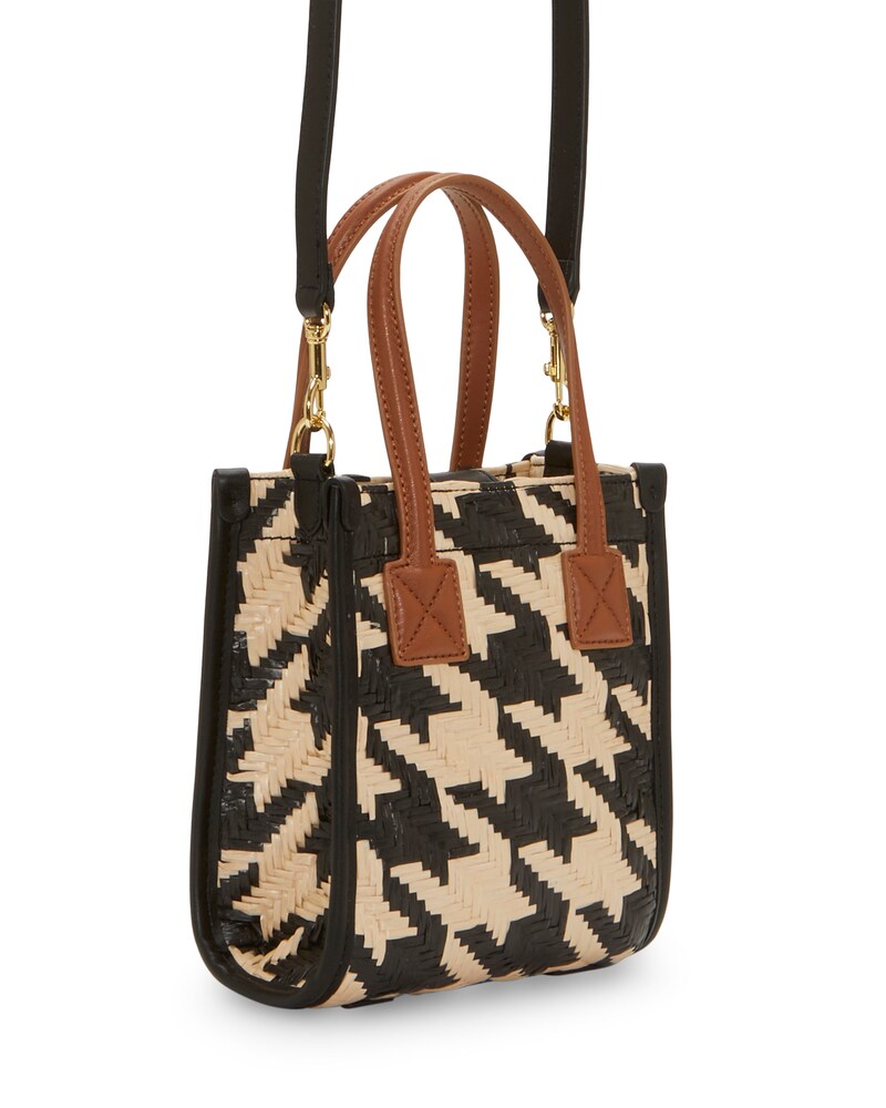 Vince Camuto Saly Small Shopper Black/Natural ID-DMTA4413