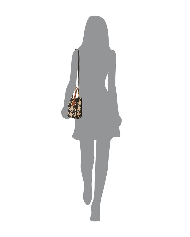Vince Camuto Saly Small Shopper Black/Natural ID-DMTA4413