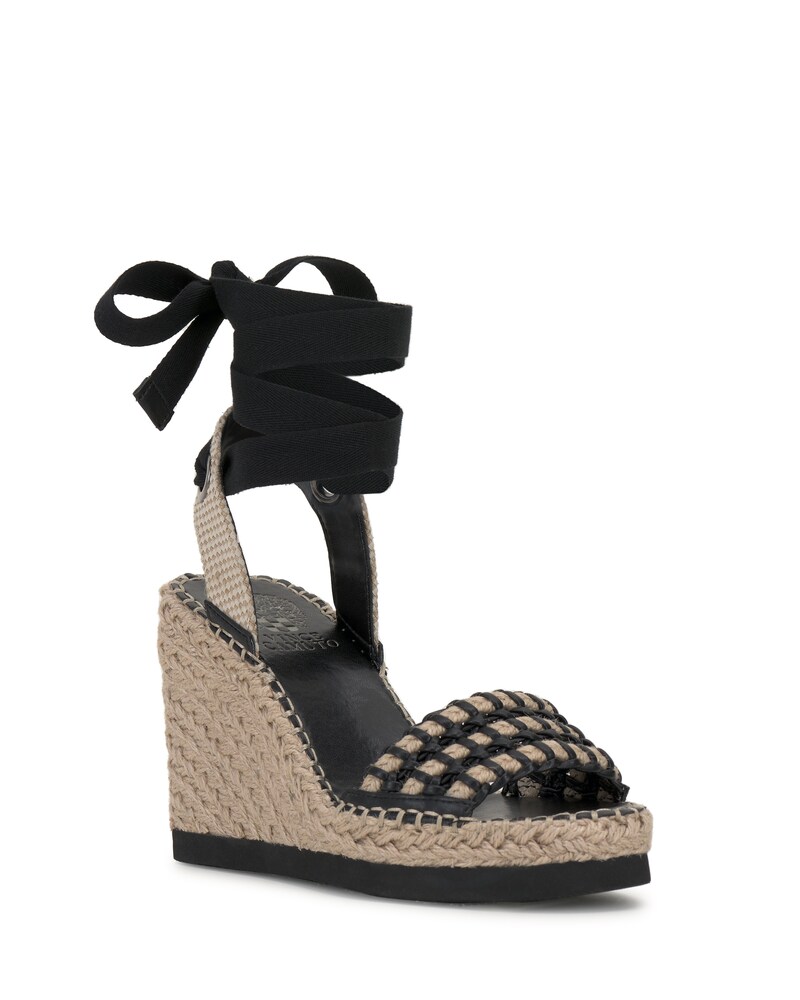 Vince Camuto Brisshel Wedge Sandal Black ID-DSBW6837