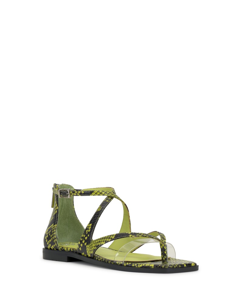 Vince Camuto Lomeeana Sandal Acid Lime/Clear ID-EQIJ2223