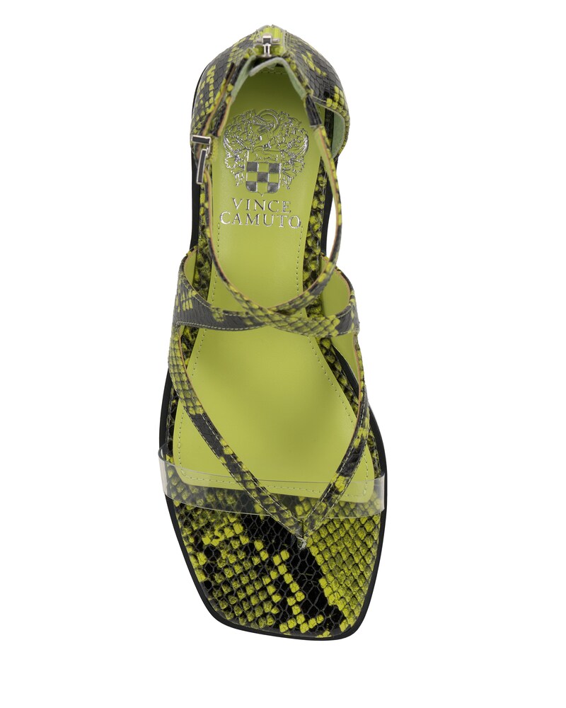 Vince Camuto Lomeeana Sandal Acid Lime/Clear ID-EQIJ2223