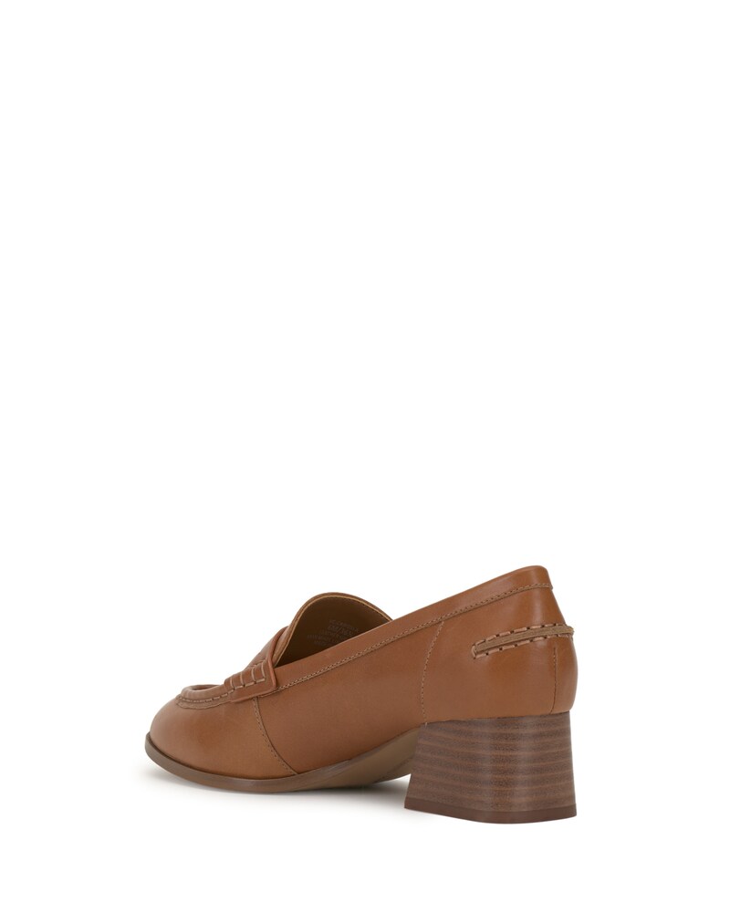 Vince Camuto Carissla Heeled Loafer Golden Walnut ID-EVZN8194