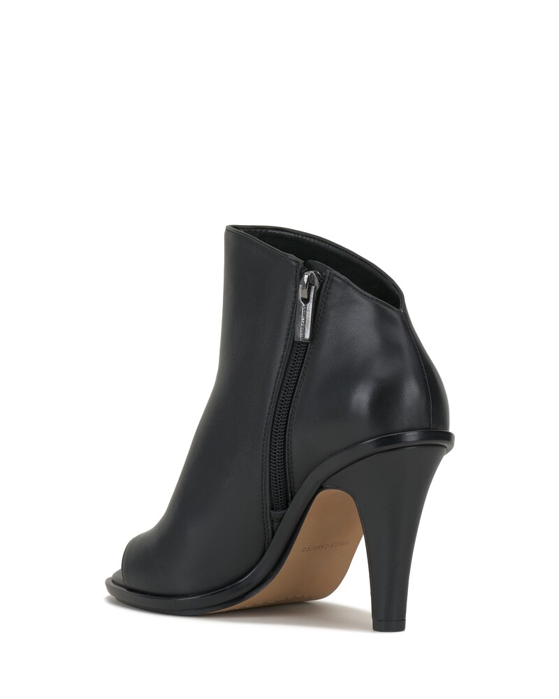 Vince Camuto Finndaya Peep-Toe Bootie Black ID-FAOV2169