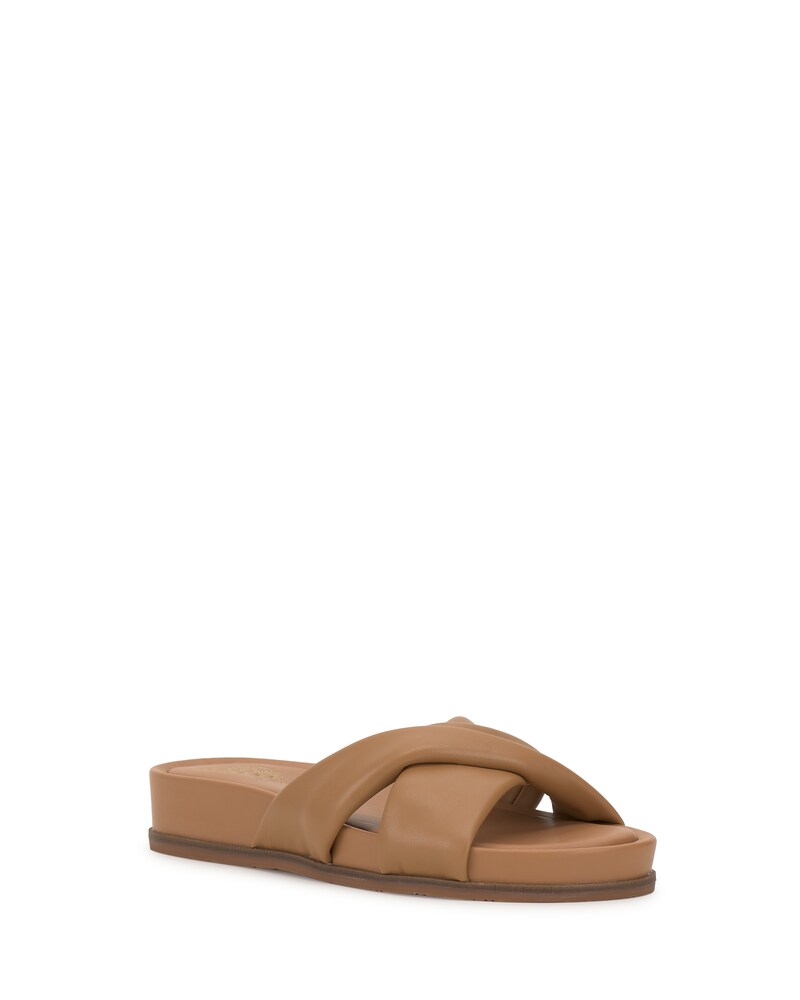 Vince Camuto Krissamel Slide Light Cognac ID-FBOH1282