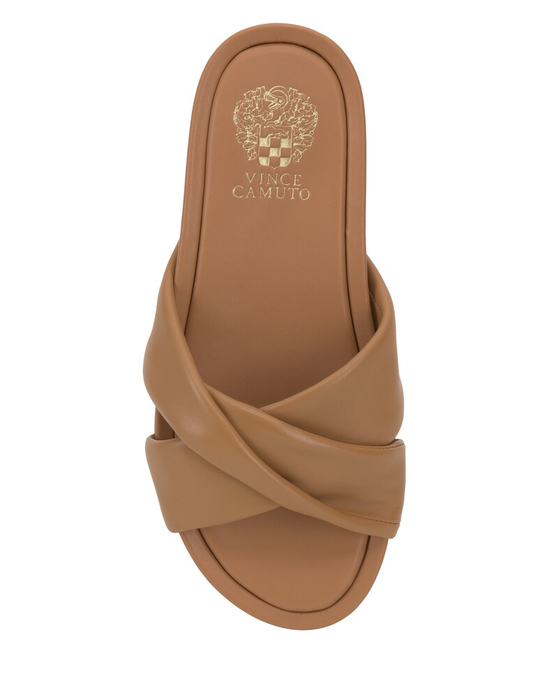Vince Camuto Krissamel Slide Light Cognac ID-FBOH1282