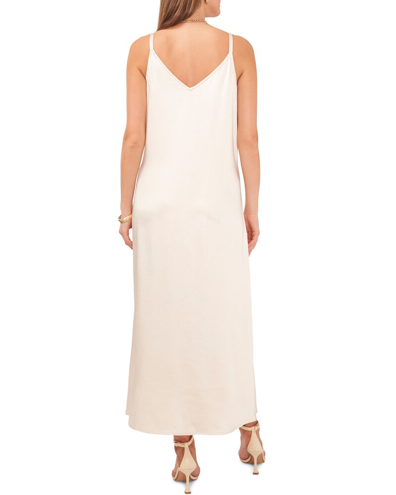 Vince Camuto Satin Tank Maxi Dress Birch ID-FCGK6073