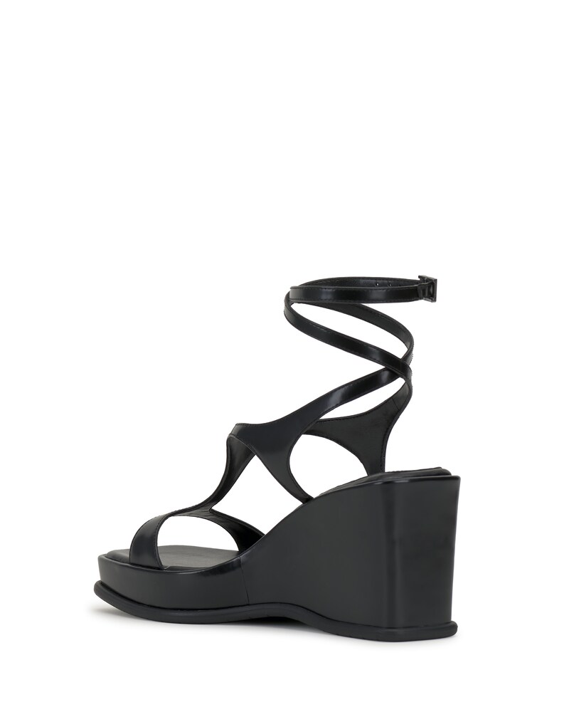 Vince Camuto Fetemee Wedge Sandal Black ID-FDFM2519