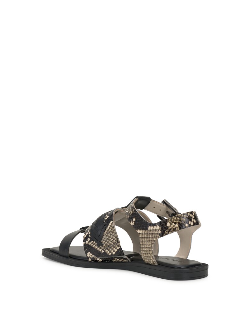 Vince Camuto Bachelen Sandal Warm Vanilla/Black ID-FKVY4708