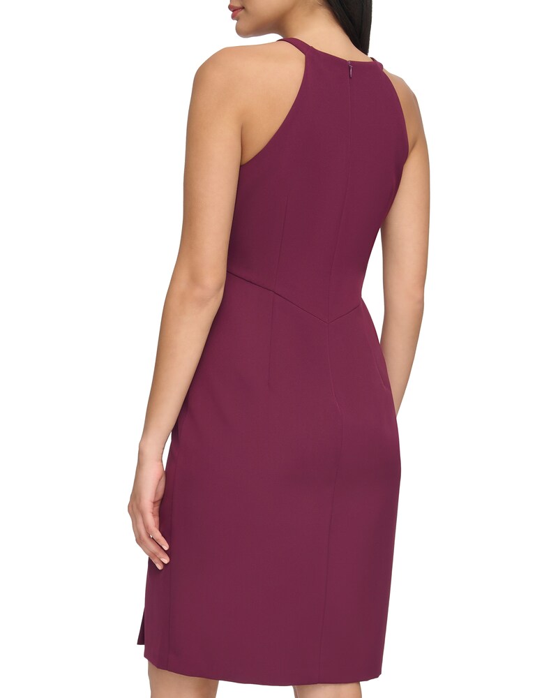 Vince Camuto Side-Gathered Body-Con Dress Plum ID-FVUA9156