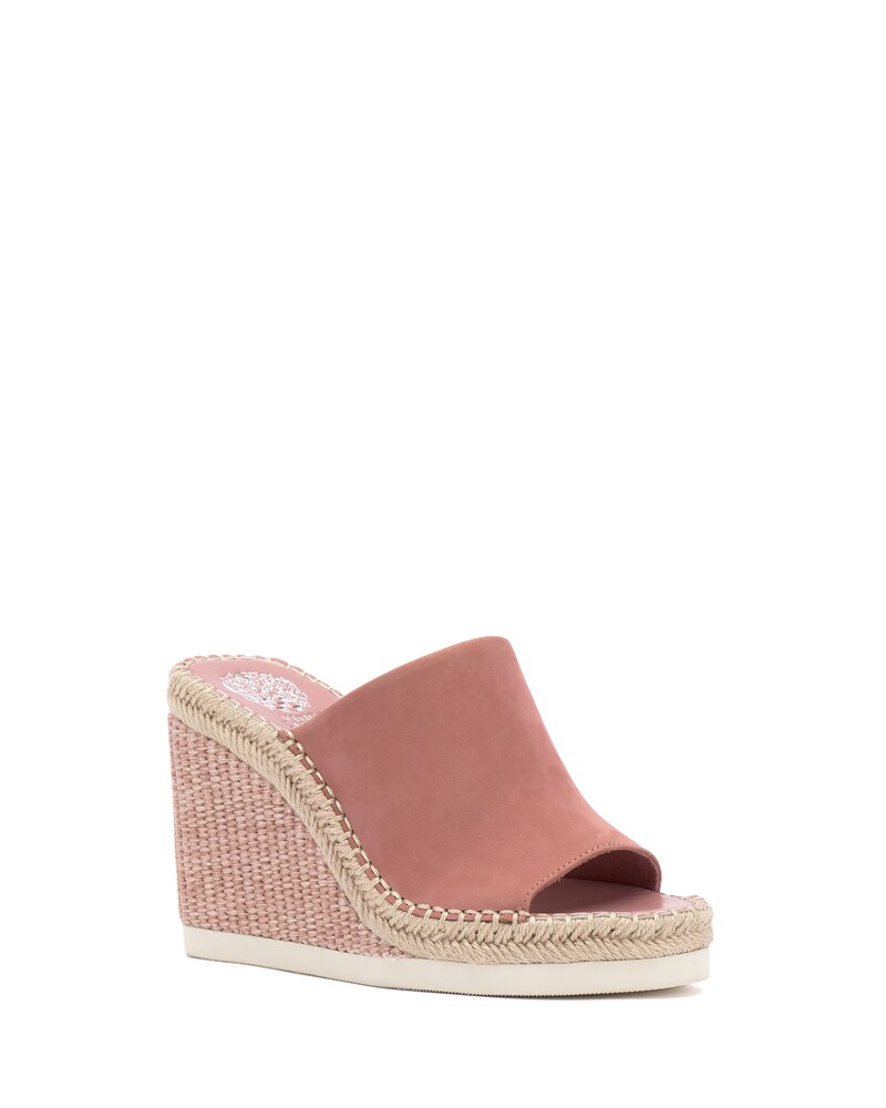 Vince Camuto Brissia Wedge Mule Pink Amethyst ID-GEQO7521