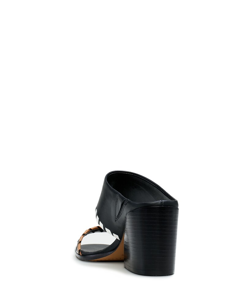 Vince Camuto Kafinny Mule Black/Coconut Cream/Maple ID-GNDJ4784