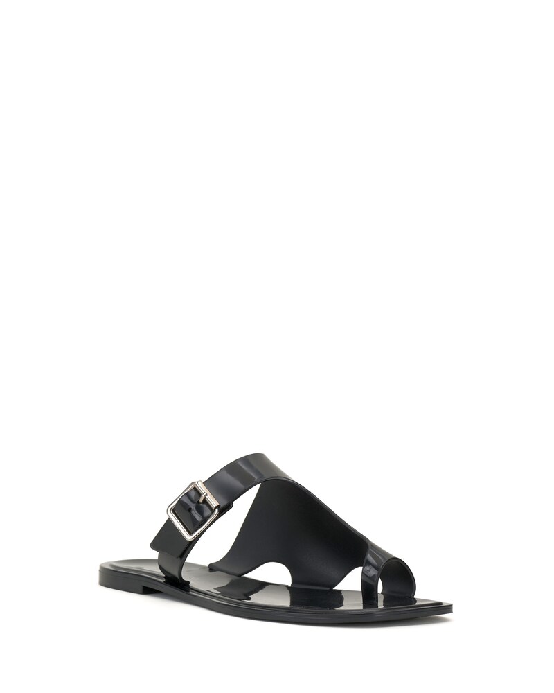Vince Camuto Jicarlie Toe-Ring Jelly Sandal Black ID-GOYF6997