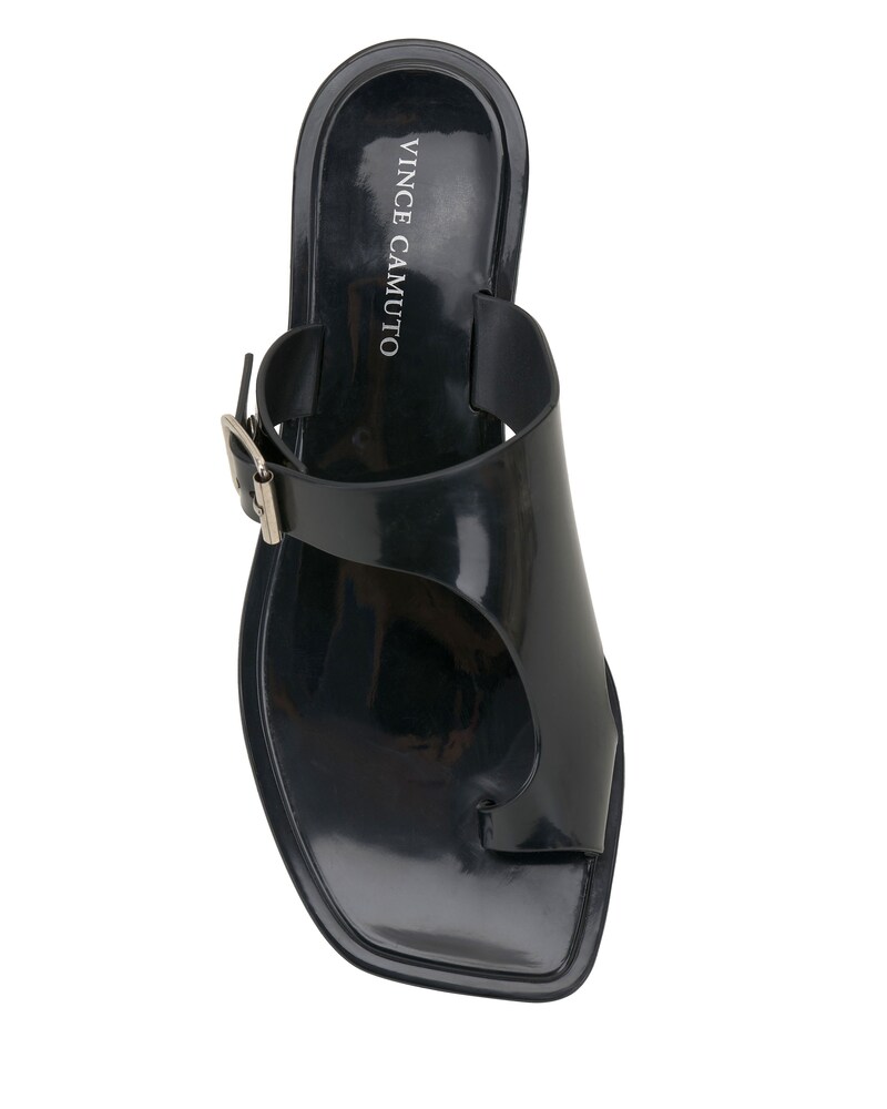 Vince Camuto Jicarlie Toe-Ring Jelly Sandal Black ID-GOYF6997