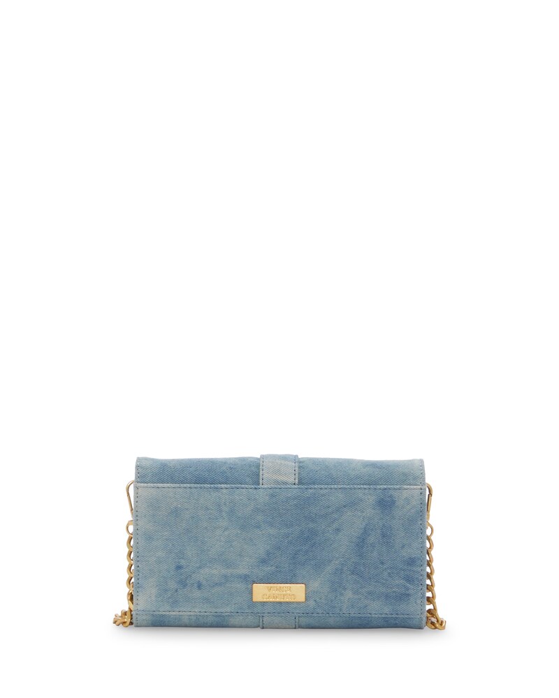 Vince Camuto Marza Wallet On A Chain Acid Wash Denim ID-HGJR6324