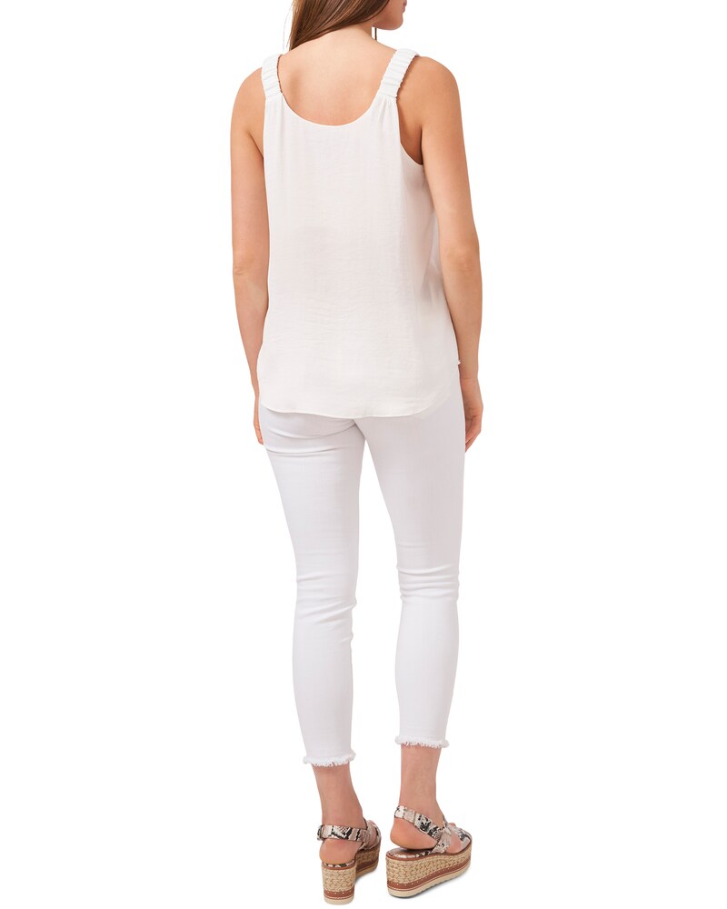 Vince Camuto Scrunched-Strap Top New Ivory ID-HSCU8786