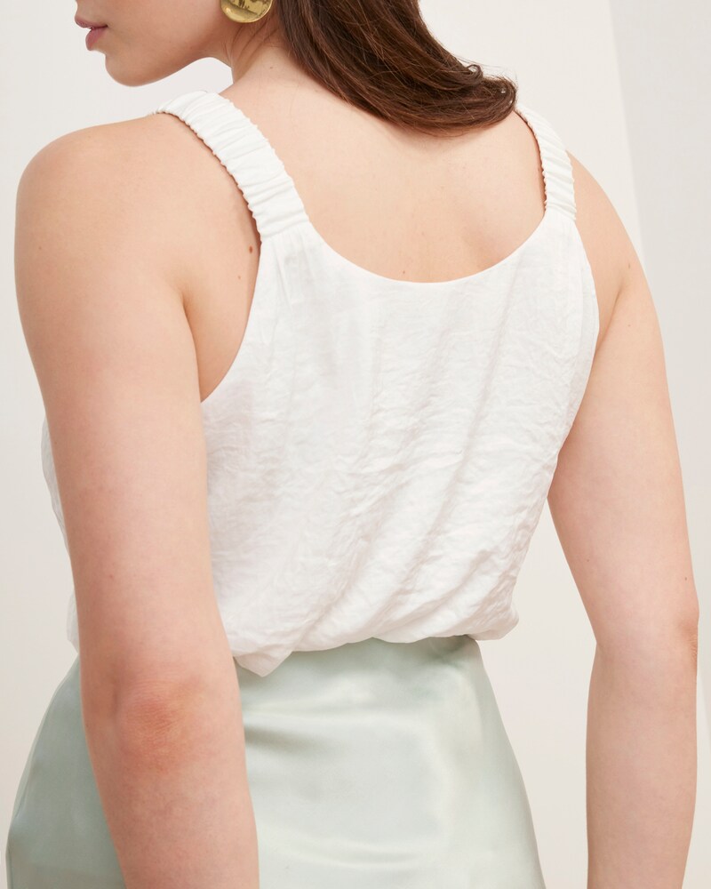 Vince Camuto Scrunched-Strap Top New Ivory ID-HSCU8786