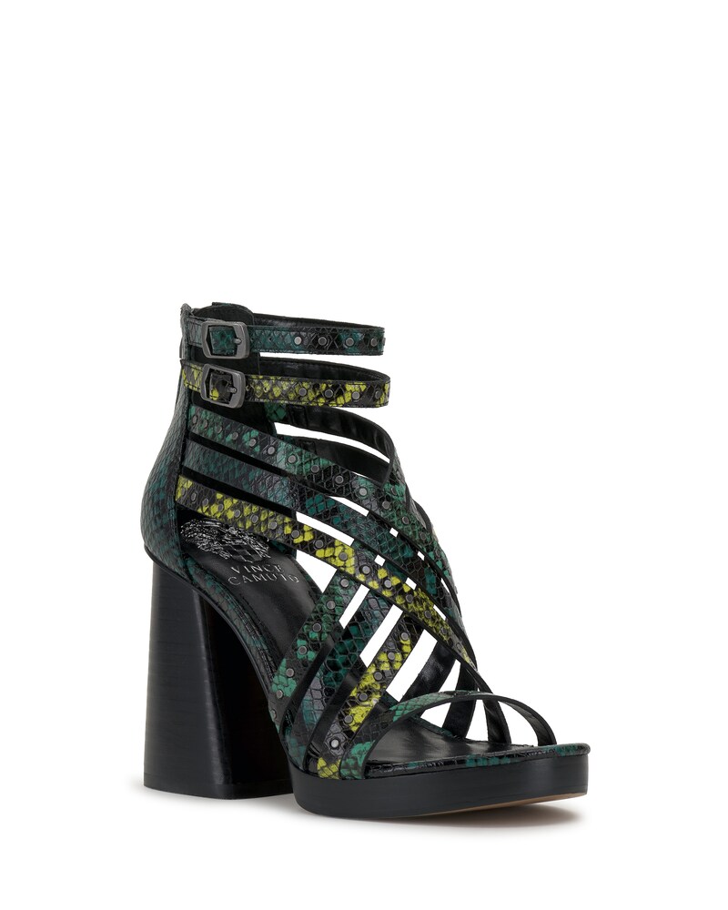 Vince Camuto Nanthie Sandal Quetz Grn/Acd Lim/Oc ID-IBQI3588