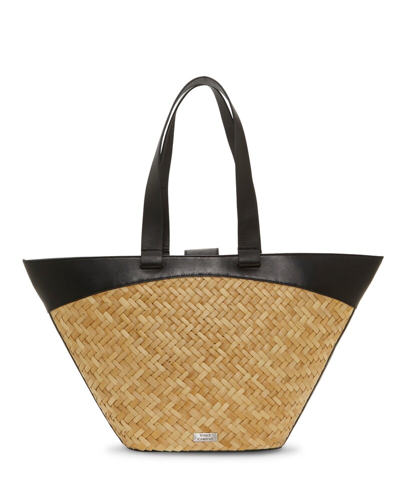 Vince Camuto Mkenz Tote Black/Warm Vanilla ID-IHNW1767
