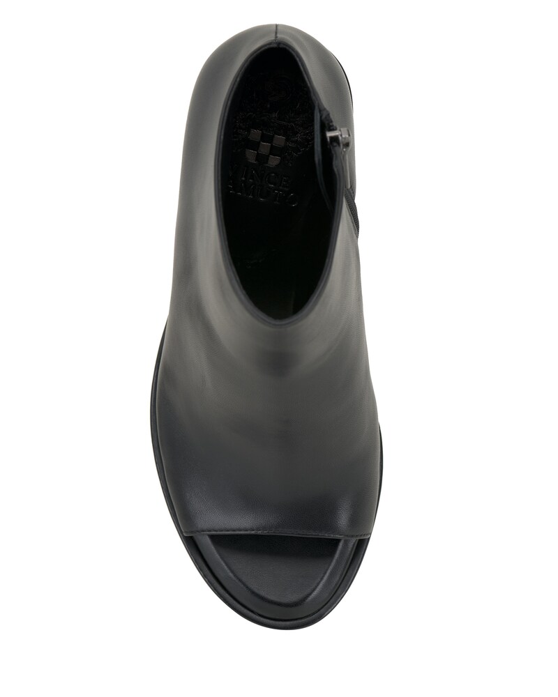 Vince Camuto Finndaya Peep-Toe Bootie Black ID-JQTI6176