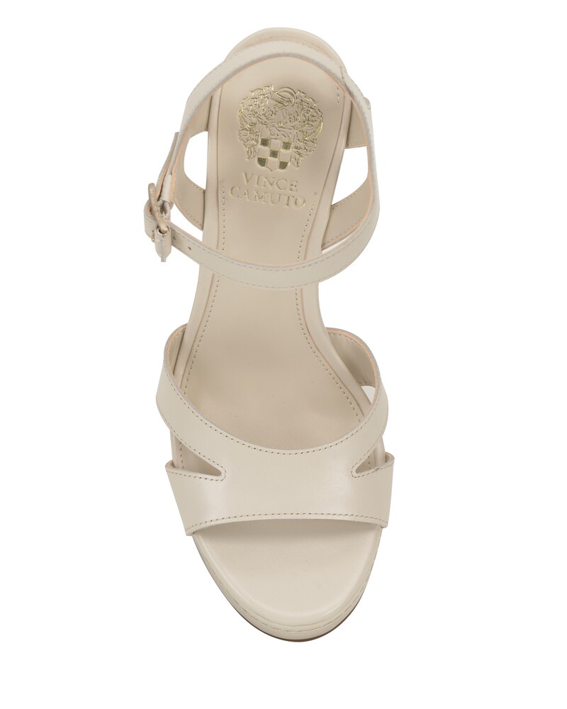 Vince Camuto Randreya Platform Sandal Swan White ID-JTKX5424