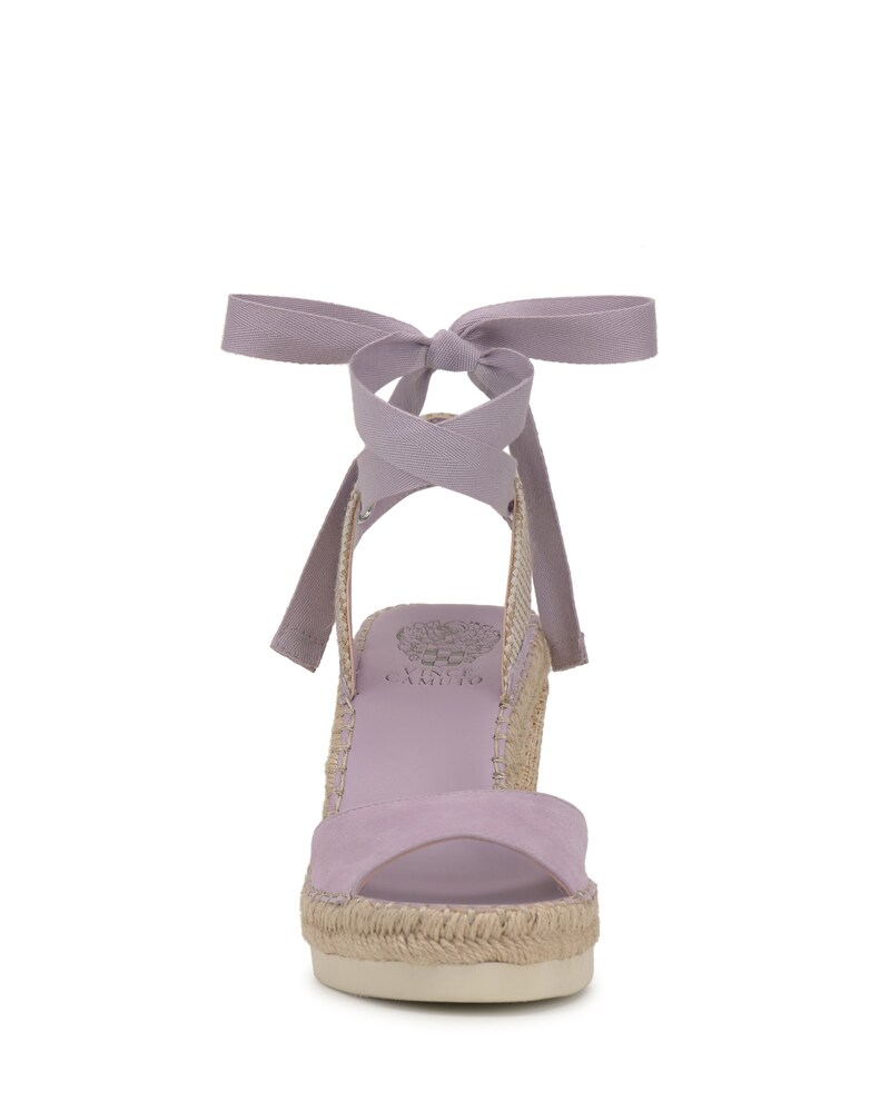 Vince Camuto Bendsen Wedge Sandal Lavender Haze/Multi Nat ID-KCIQ8584