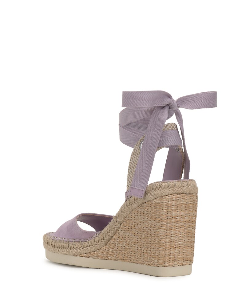 Vince Camuto Bendsen Wedge Sandal Lavender Haze/Multi Nat ID-KCIQ8584