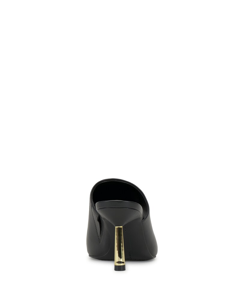 Vince Camuto Pileesa Mule Black/Gold ID-KQRZ7662