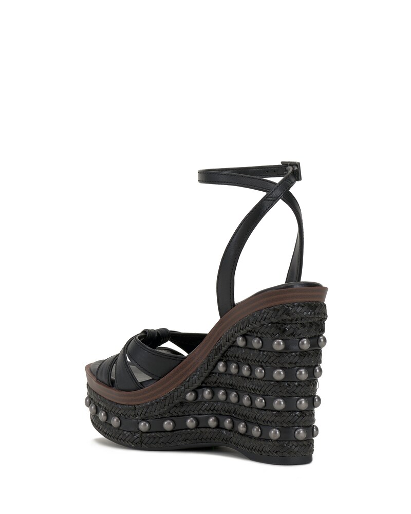Vince Camuto Pacci Wedge Sandal Black ID-KRSC8293
