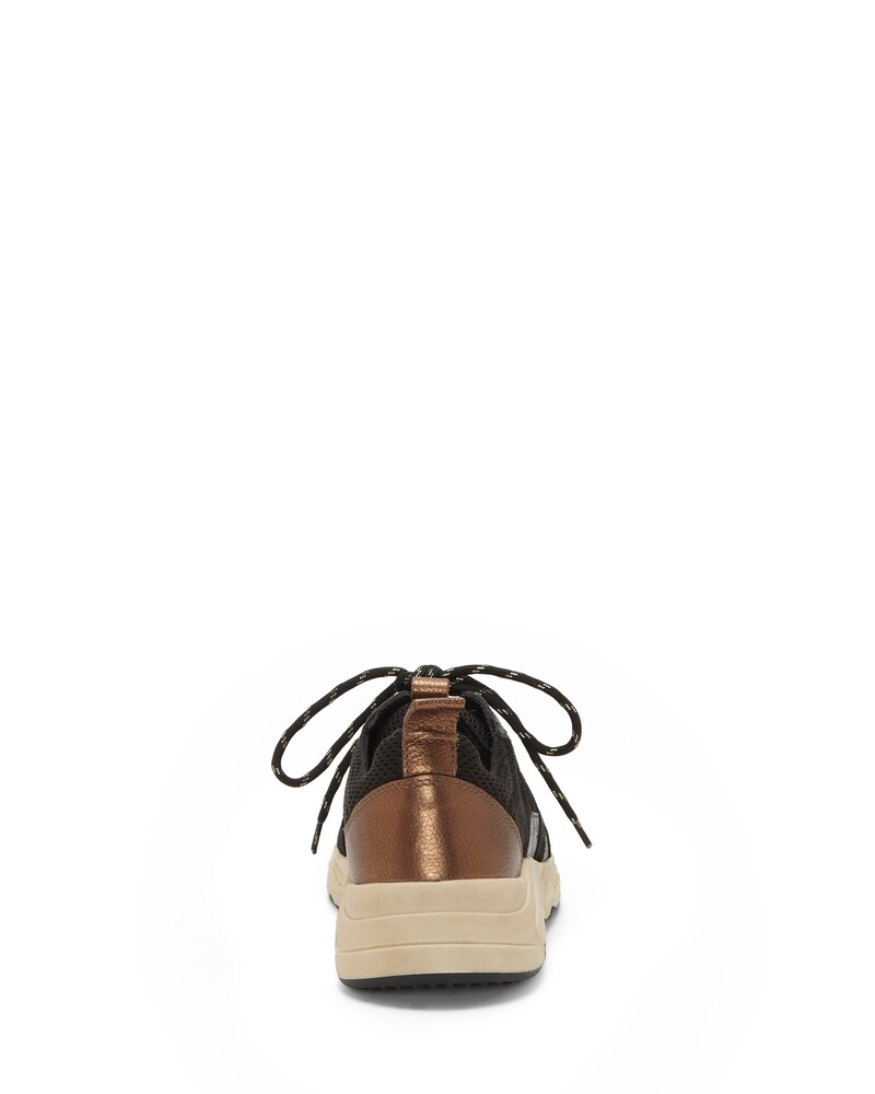 Vince Camuto Jeshia Mixed-Texture Sneaker Black ID-KXSR1788