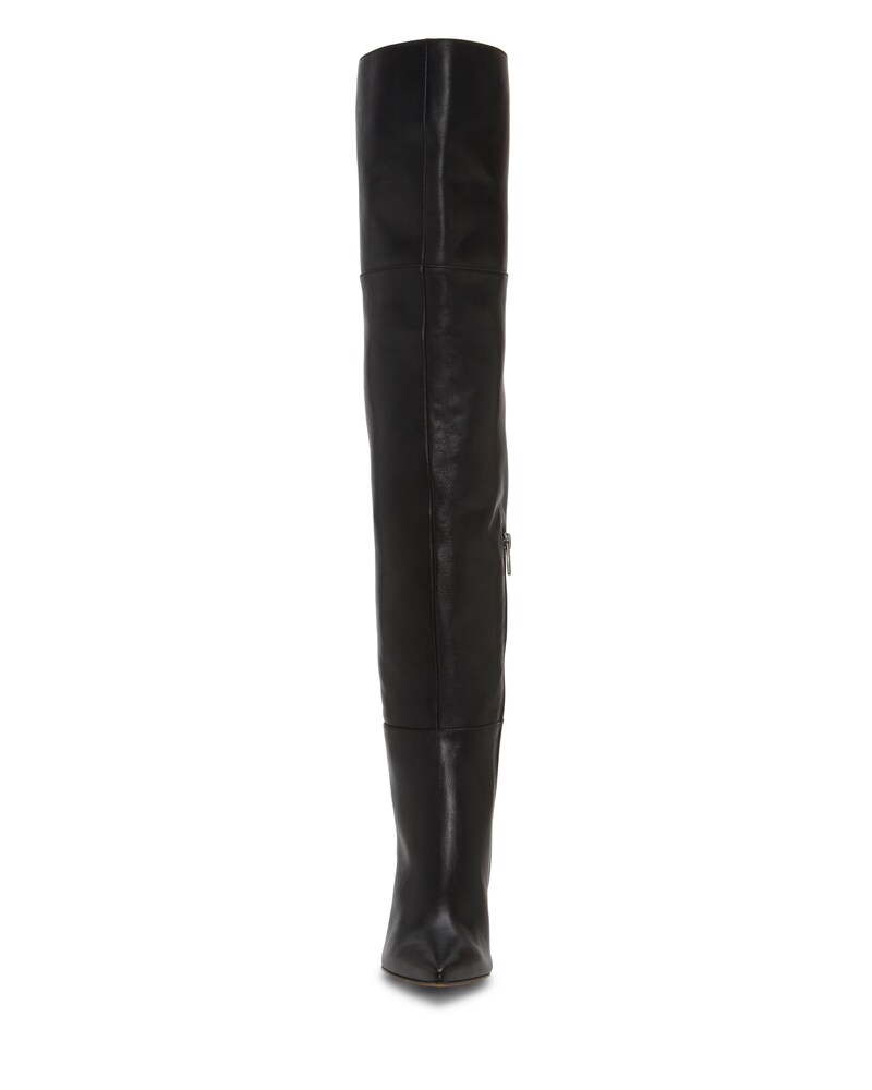Vince Camuto Minnada Wide-Calf Over The Knee Boot Black Leather ID-LCTQ9419