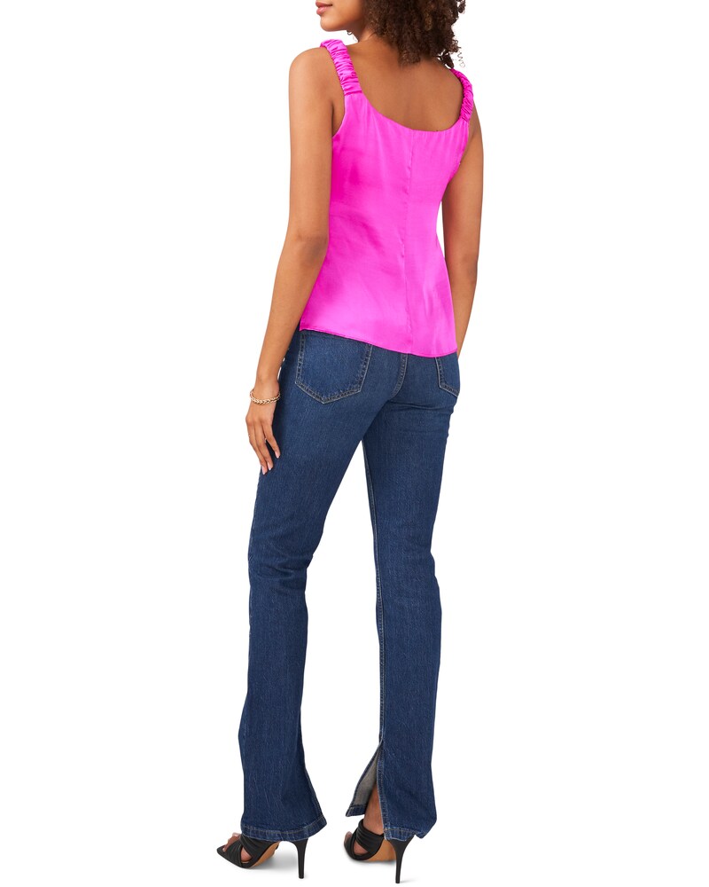 Vince Camuto Scrunched-Strap Top Hot Pink ID-LFOD7042