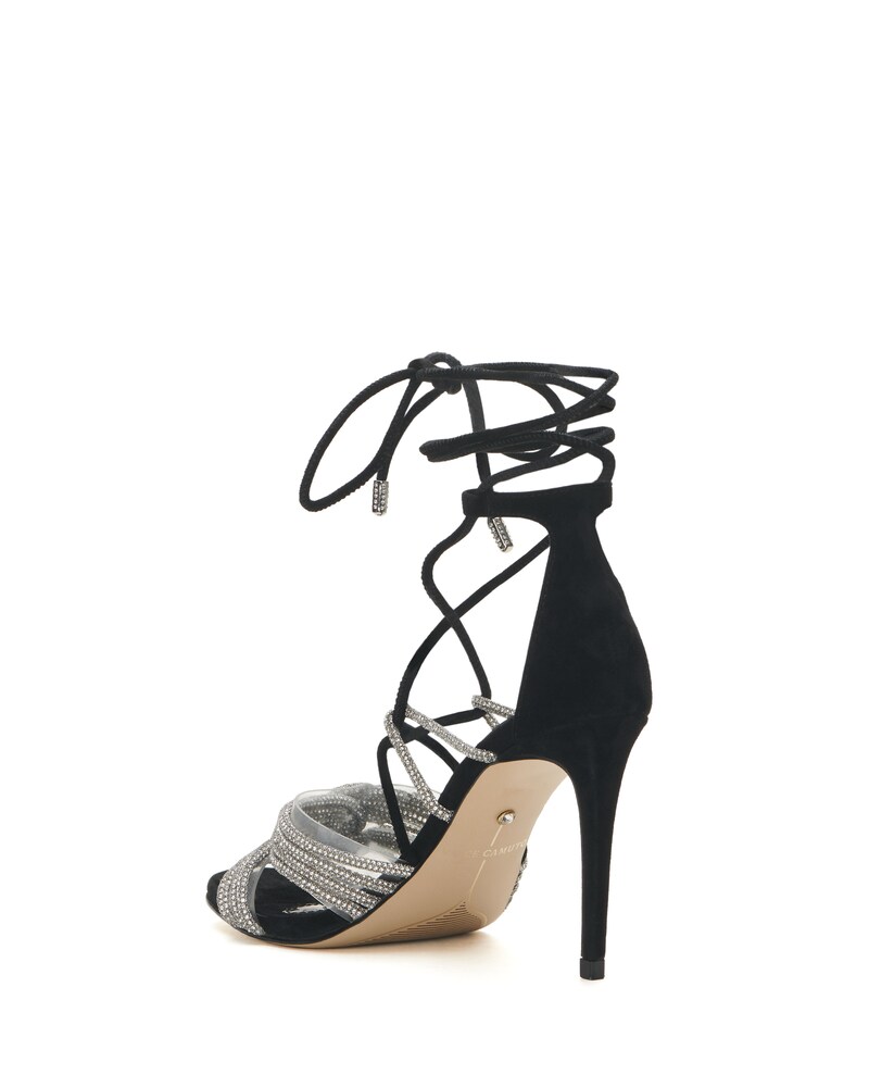 Vince Camuto Aimery Sandal Clear/Silver/Black ID-LIIB6425