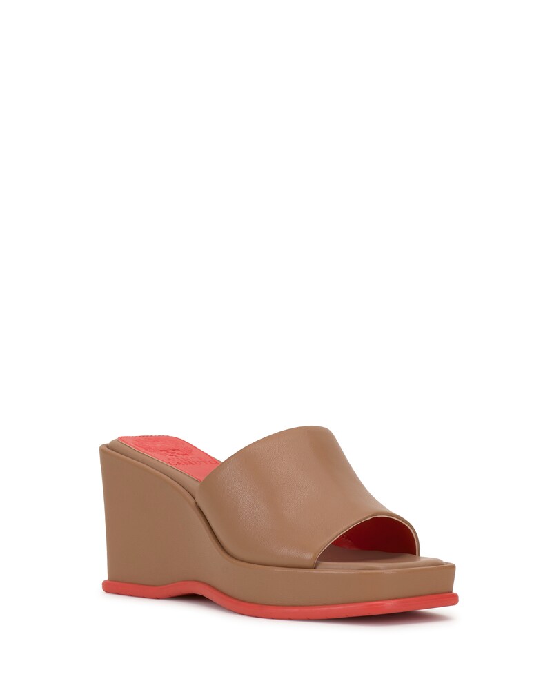 Vince Camuto Falivda Wedge Mule Maple ID-LLAV6419