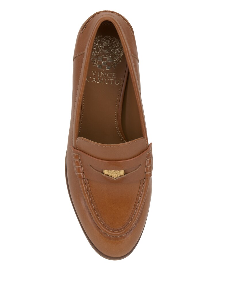 Vince Camuto Carissla Heeled Loafer Golden Walnut ID-LLIV6117