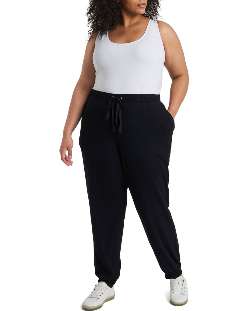Vince Camuto Drawstring Jogger (Plus Size)    Rick Black ID-LLZI0927