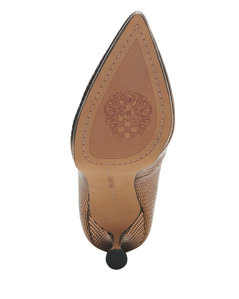 Vince Camuto Puntolis Platform Pump Bronze Snake Print ID-LPYH5670